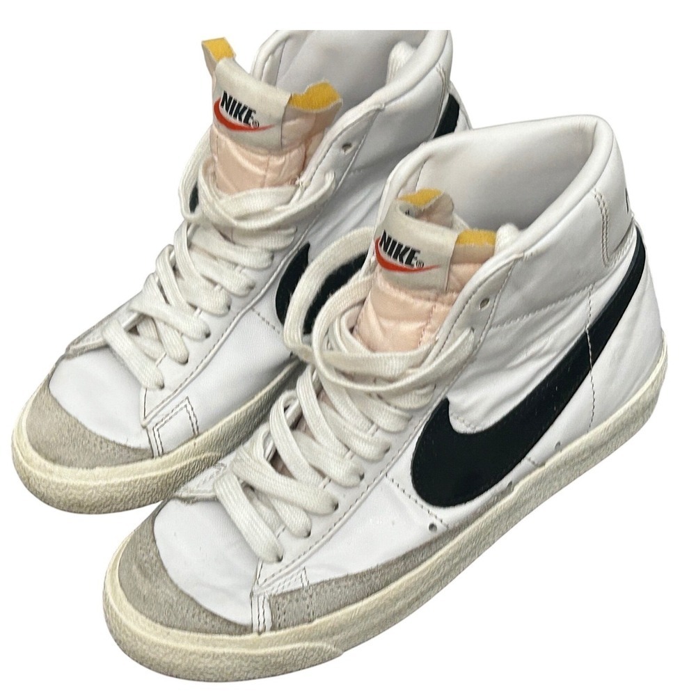 Nike Blazer Mid‎ 77 Vintage White Black CZ1055-100 5.5 High Top Sneaker Shoe